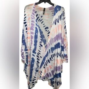 Lane Bryant Tie-Dye Print Relaxed Poncho Size 14/20